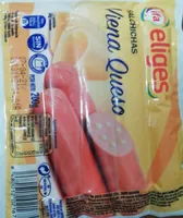 Salchichas viena queso