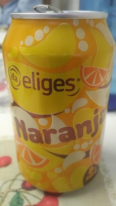 Bebida refrescante de Naranja