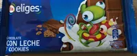 Chocolate con leche y cookies