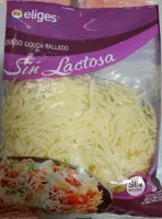 Queso gouda rallado sin lactosa