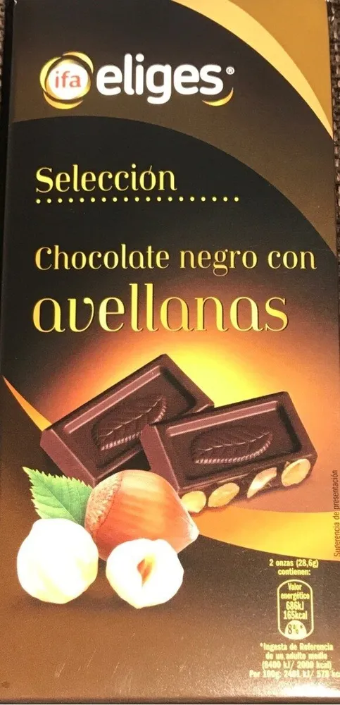 Selección - Chocolate negro con avellanas