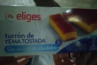 Turrón de yema tostada