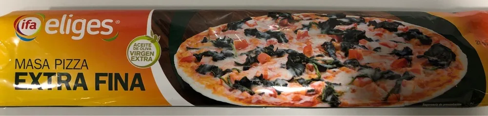Masa pizza extra fina