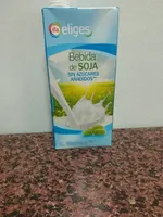 Bebida de soja sin azúcares añadidos