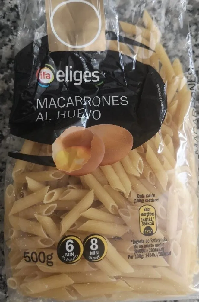 Macarrones al huevo