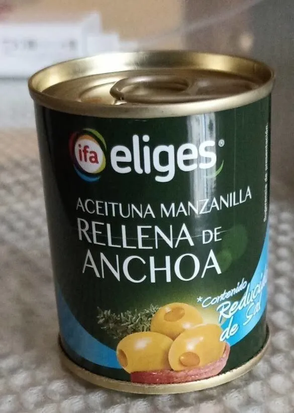 Aceituna Manzanilla rellena de anchoa