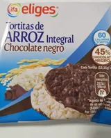 Tortitas de arroz integral chocolate negro