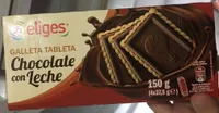 Galleta tableta chocolate con leche