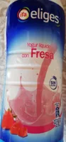 Yogur líquido con fresa