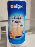 Yogur líquido con Fresa y Platano