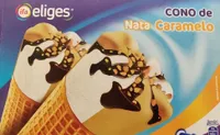 Cono de nata caramelo