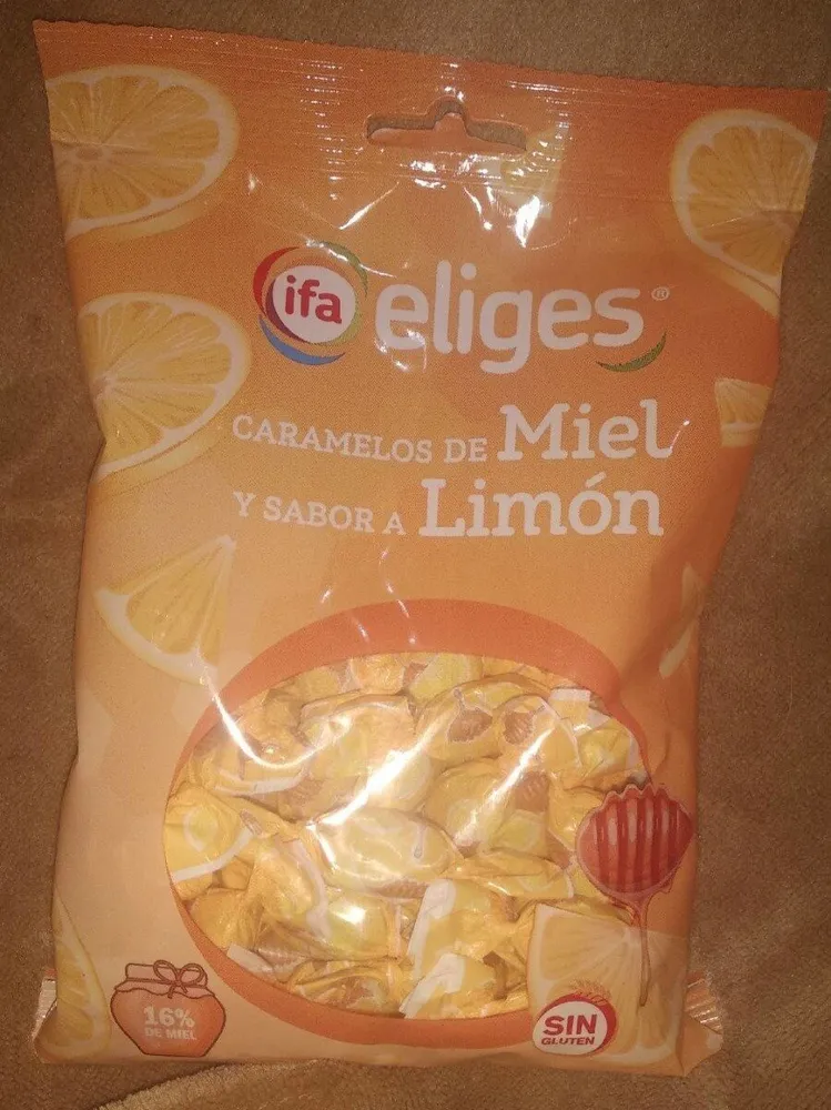 Caramelos de Miel y sabor a Limón
