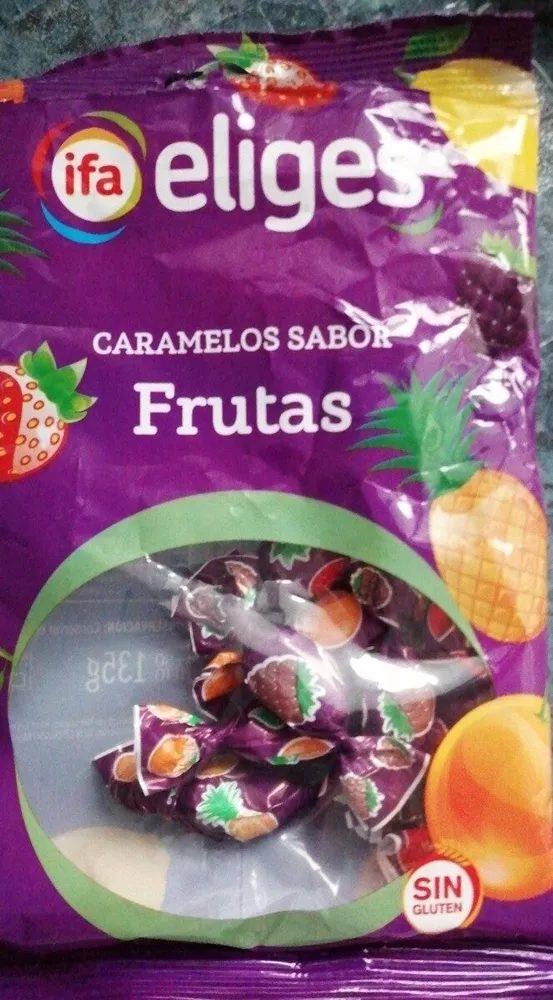 Caramelos sabor frutas
