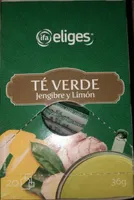 Te verde jengibre y limon