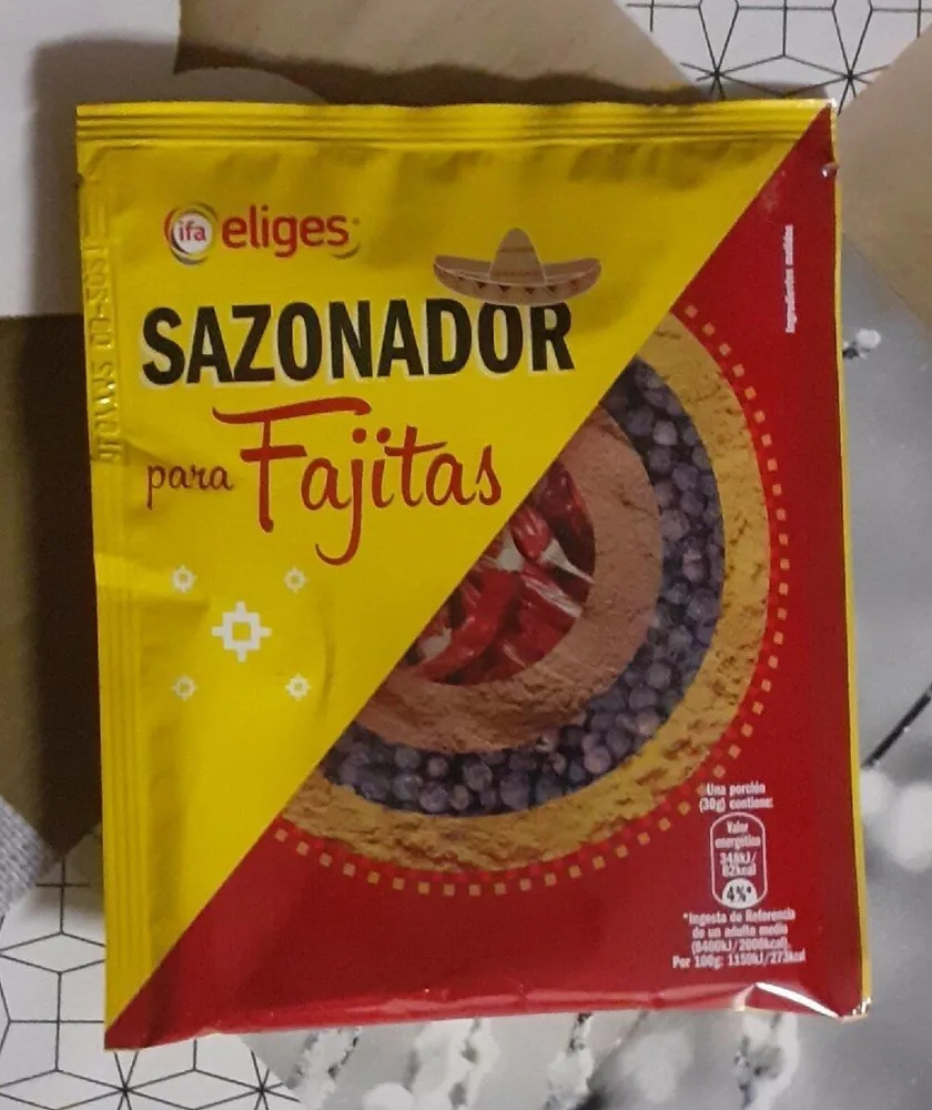 Sazonador para fajitas