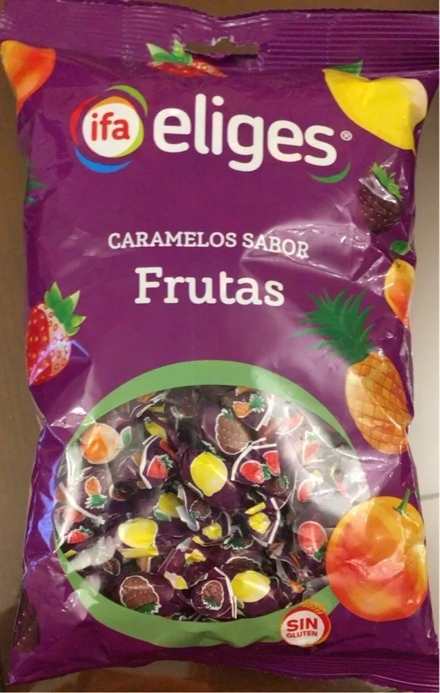 Caramelos sabor frutas