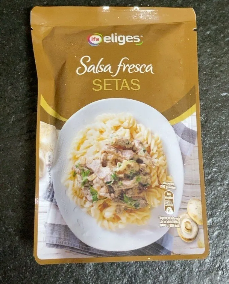 salsa fresca de setas