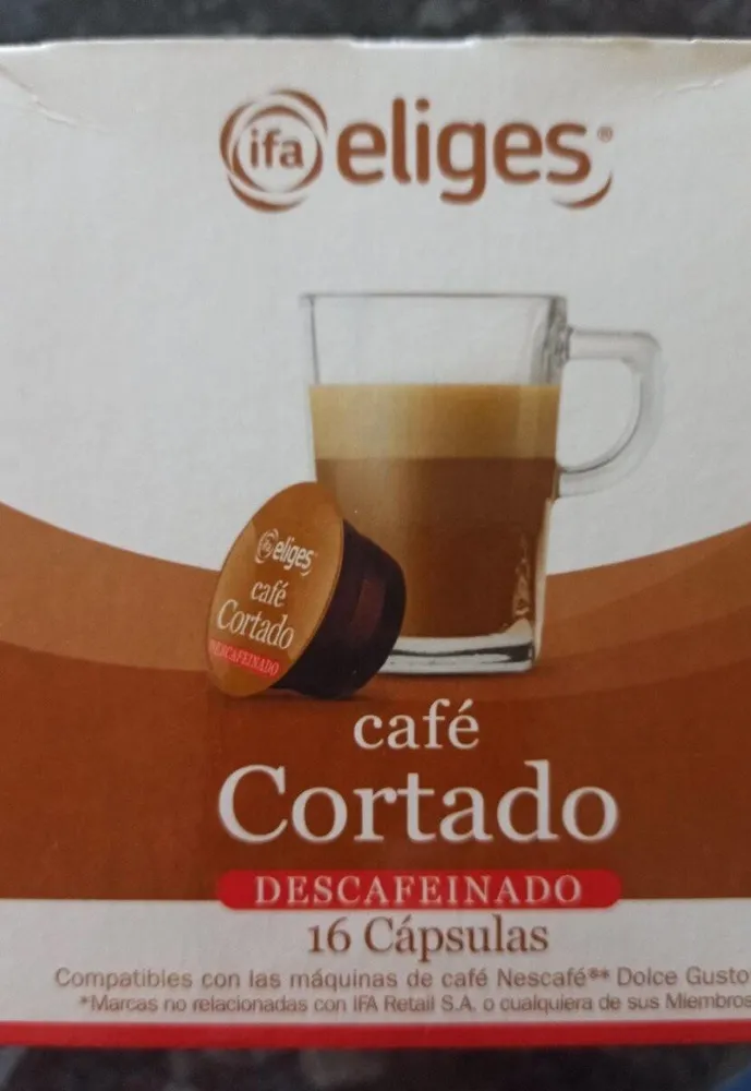 Café Cortado descafeinado