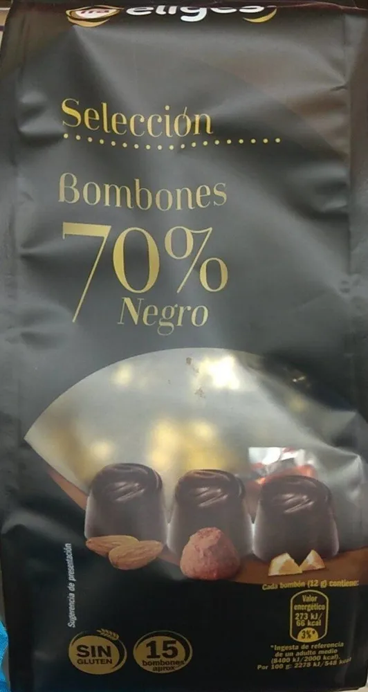 Bombones 70 Negro