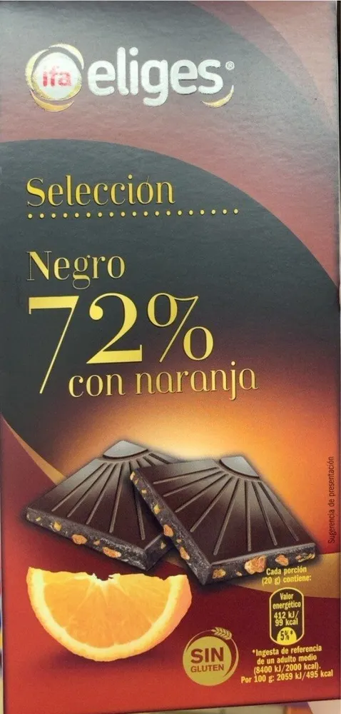 Seleccion negro 72% con naranja