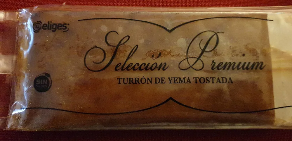 Turrón de yema tostada - Calidad suprema