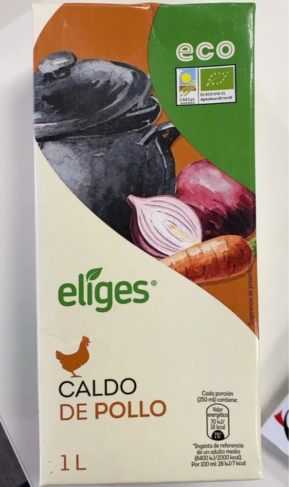 Caldo de Pollo Ecologico