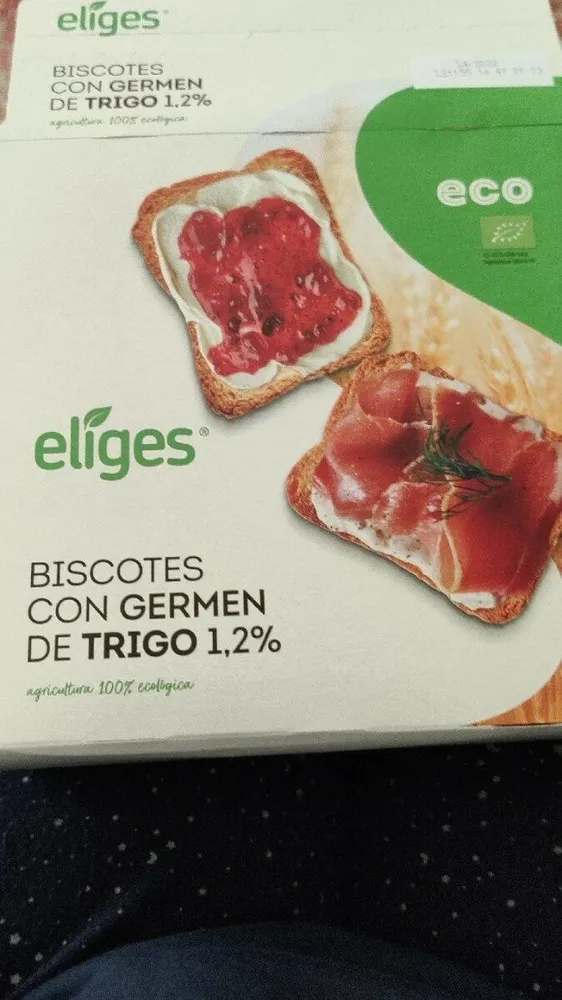 Biscotes con germen de trigo