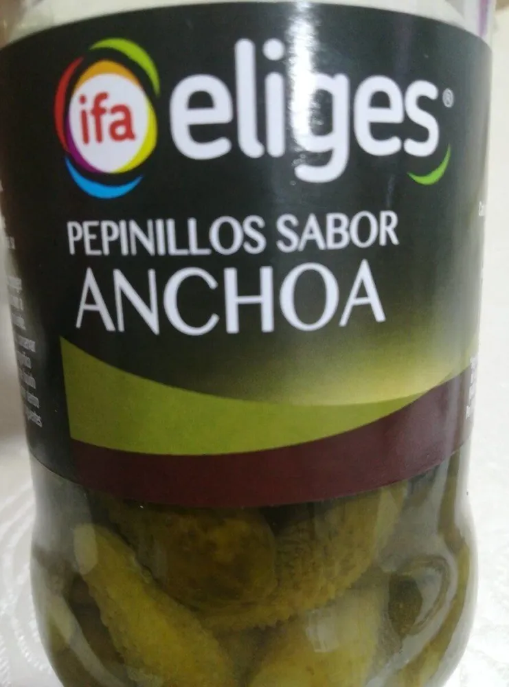 Pepinillos sabor anchoa