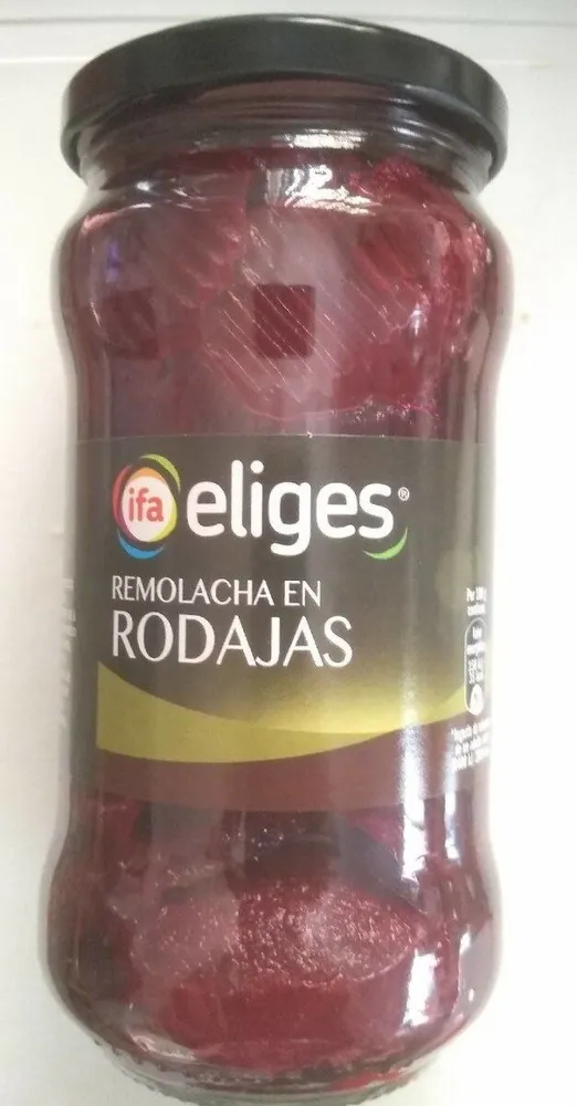 Remolacha en rodajas