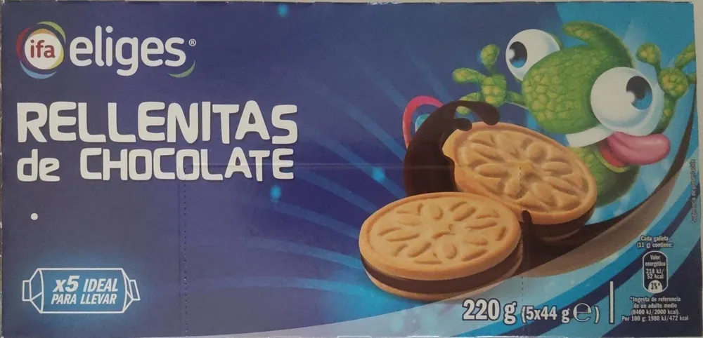 Rellenitas de chocolate