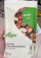 Cóctel con arándanos