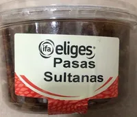 Uvas pasas sultanas sin semilla