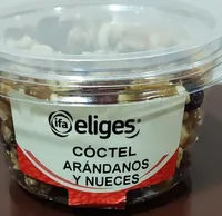Coctel de arándanos y nueces