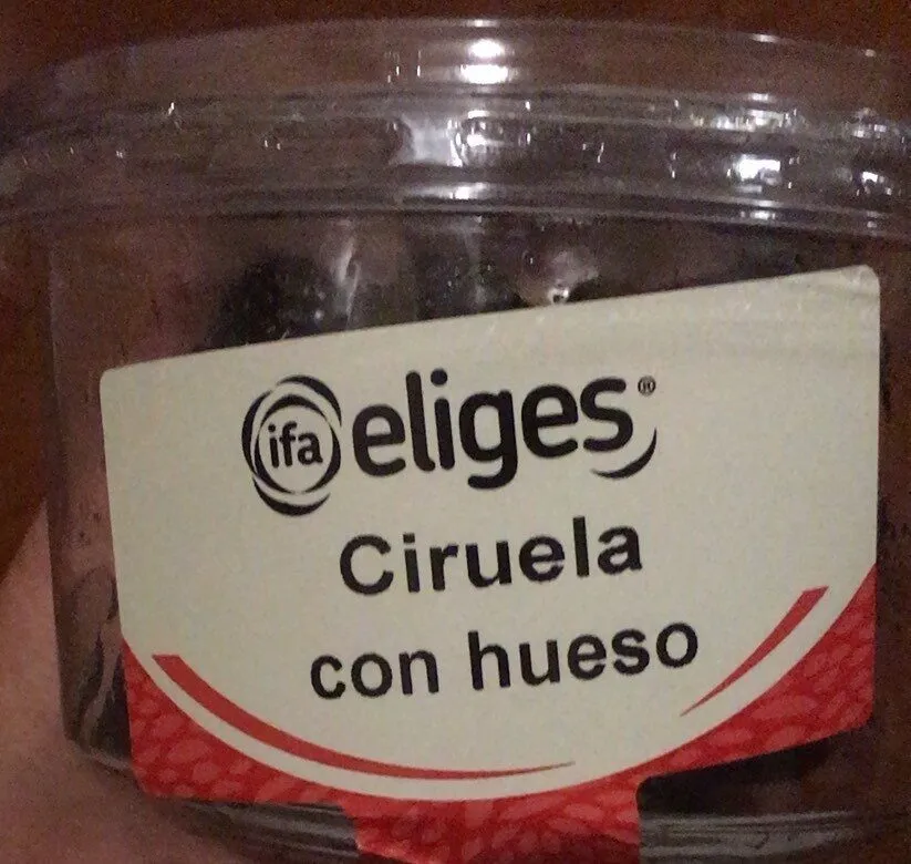 Ciruelas pasas con hueso