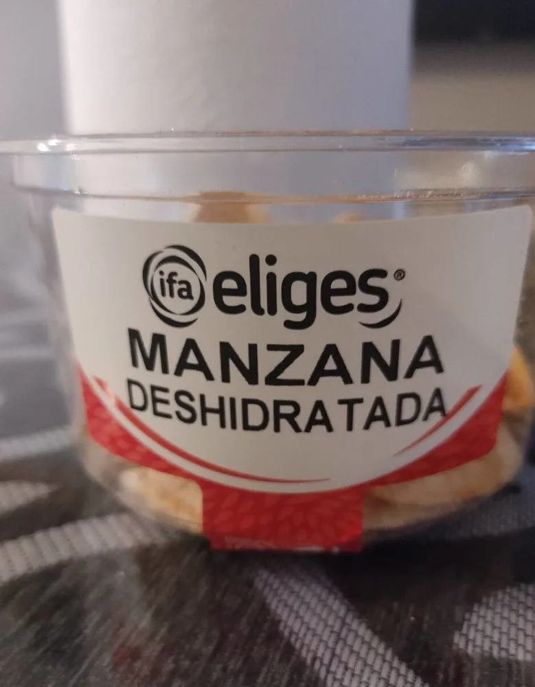 Manzana deshidratada