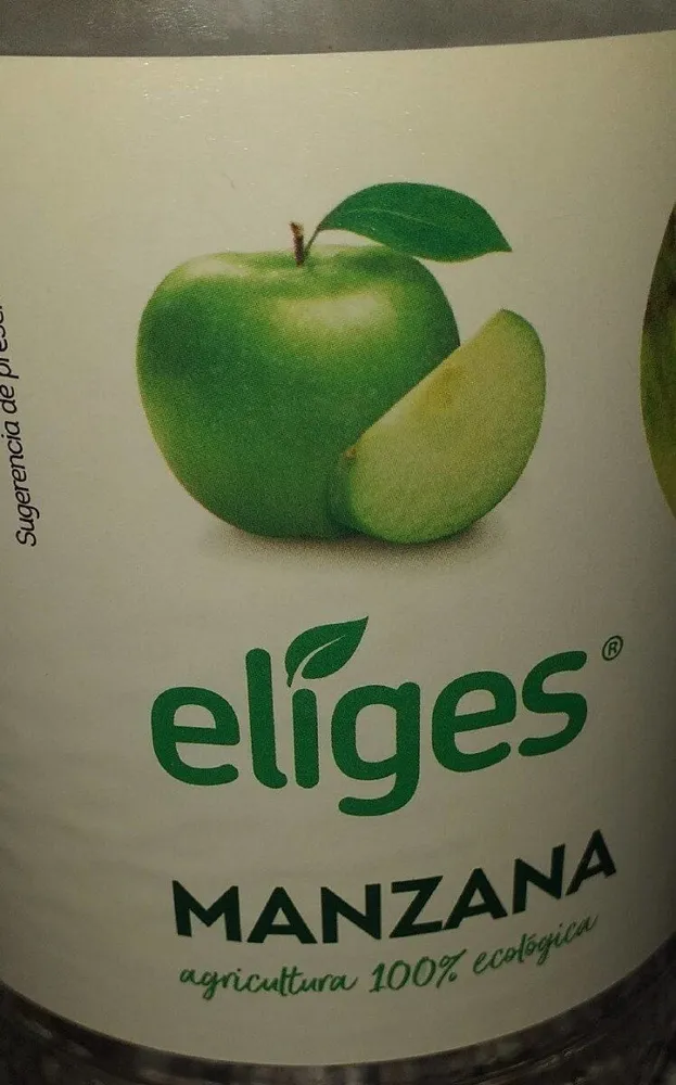 Zumo ecológico de manzana