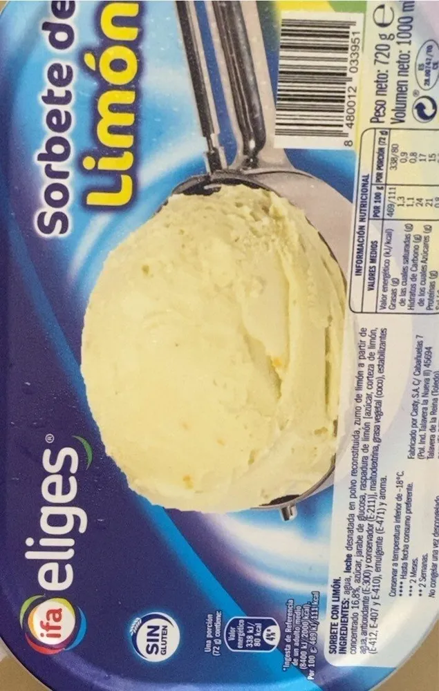 Sorbete de Limon