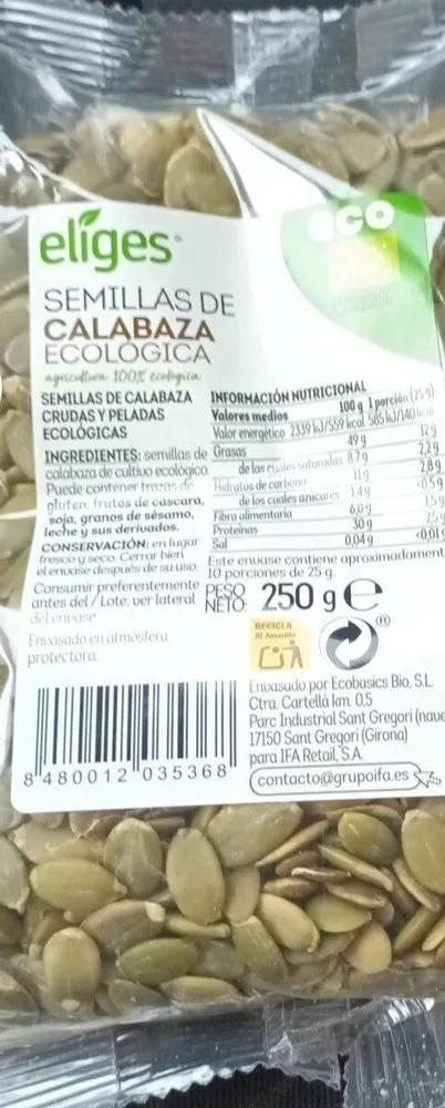 Semillas de calabaza