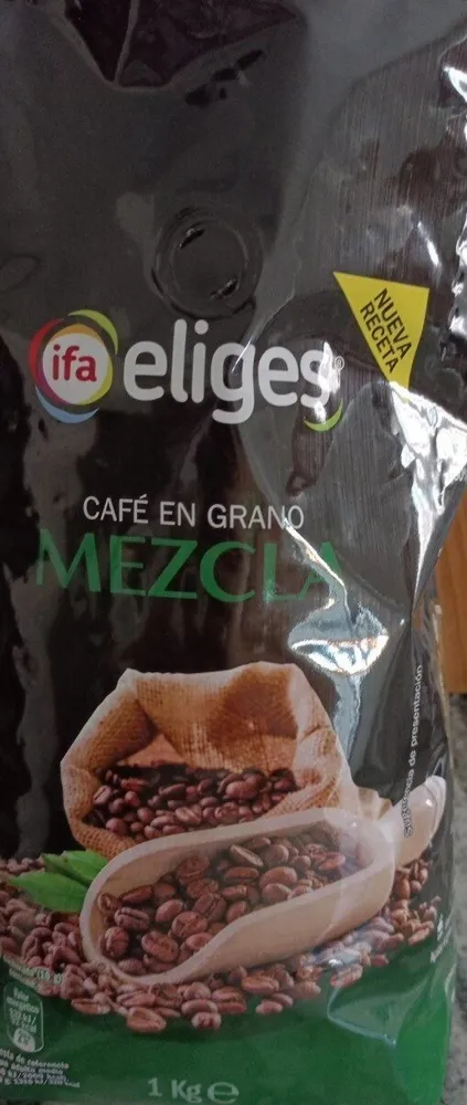 Café grano mezcla