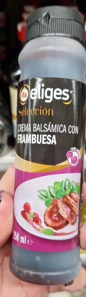 Crema balsámica de frambuesa