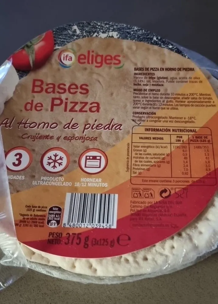 Bases de pizza