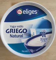 Yogur estilo griego natural