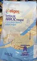 Tortitas de Arroz Integral Chocolate blanco Sabor yogur