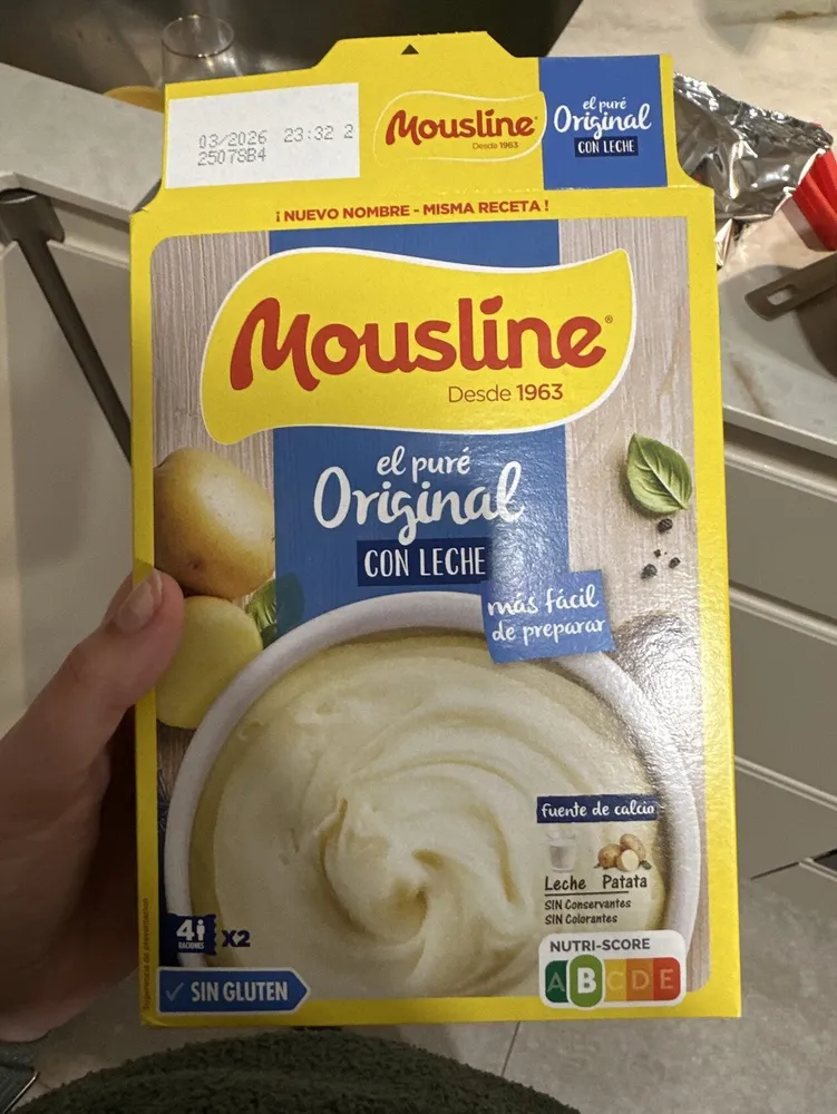 Mousline Pure Patatas Con Leche