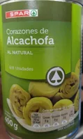 Corazones de alcachofa al natural