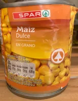 Milho Doce Spar Vacuo