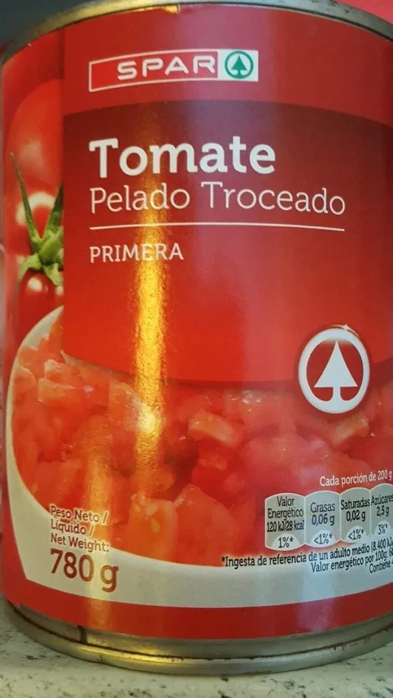 Tomate pelado troceado
