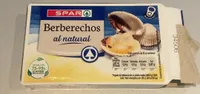 Berberechos al natural