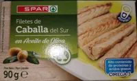 Filetes de caballa del Sur en aceite de oliva