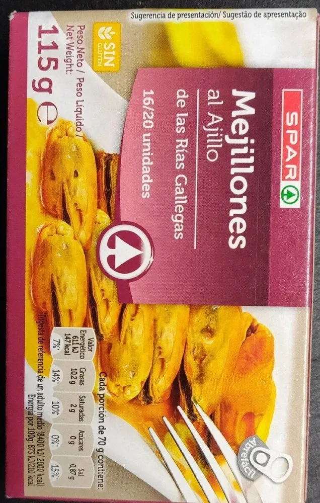 Mejillones al ajillo